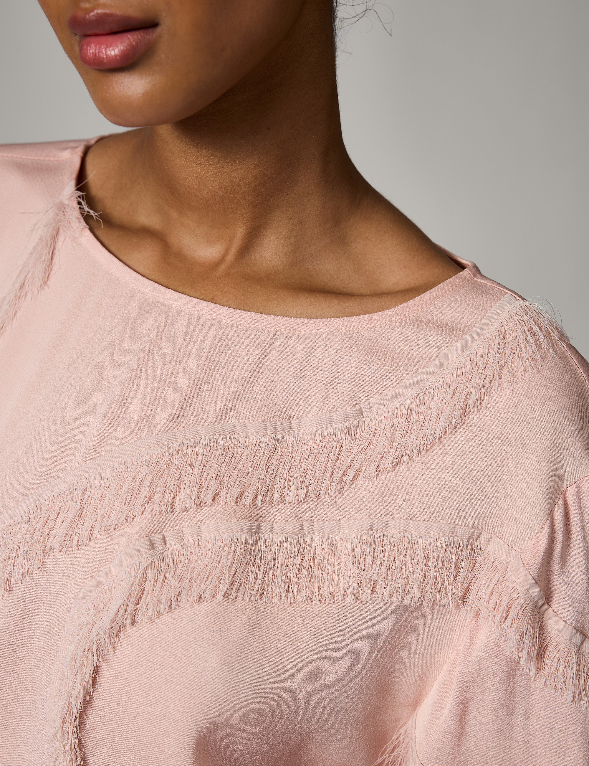 Tatiana - Matte Crepe - Top - ROSE SMOKE - Image 3